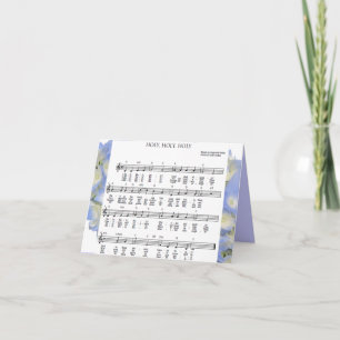 "Holy, Holy, Holy" Blank Notecard