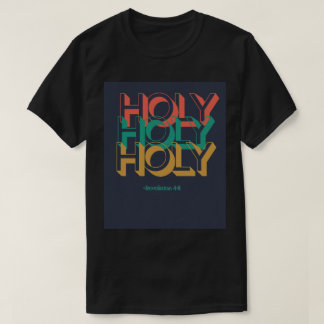 Holy Holy Holy retro Christian tee unisex