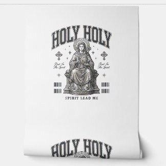 Holy Holy Vintage Engraving Religious Shirt Design Wallpaper