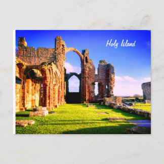 Holy Island England Postcard