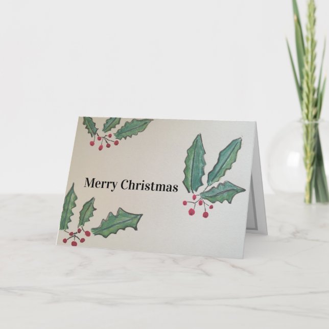 Holy & Ivy Christmas Card (Front)