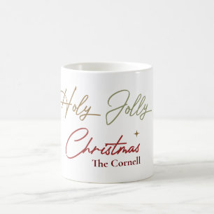 Holy Jolly Christmas Classic Mug, 11 oz Coffee Mug