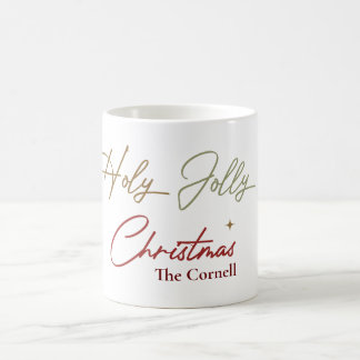 Holy Jolly Christmas Classic Mug, 11 oz Coffee Mug