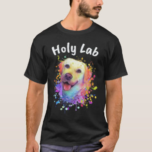 Holy Lab Labrador Retriever Humour Dog Breed Anim T-Shirt