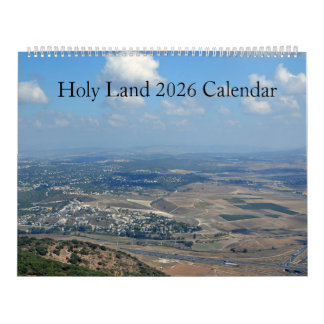 Holy Land 2026 Wall Calendar