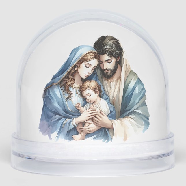 Holy Light – Tender Nativity  Snowglobe (Front)
