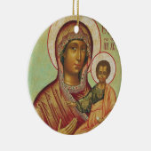 Holy Mary Mother of God Ceramic Ornament (Right)
