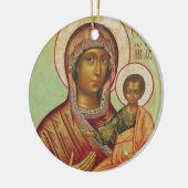 Holy Mary Mother of God Ceramic Ornament (Left)