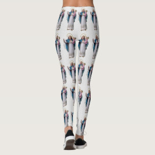 Holy Mary,mother of Jesus,mother of GoD,St,Mary,Ca Leggings