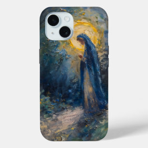 Holy Mary Religion Impressionism iPhone 15 Case