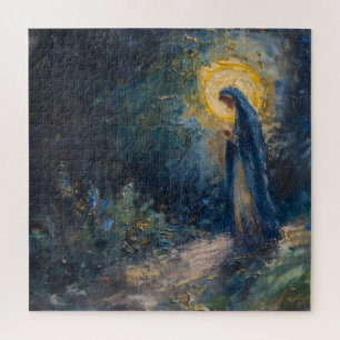 Holy Mary Religion Impressionism Jigsaw Puzzle
