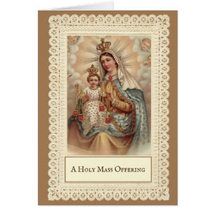 Holy Mass Offering Mount Carmel Child Jesus