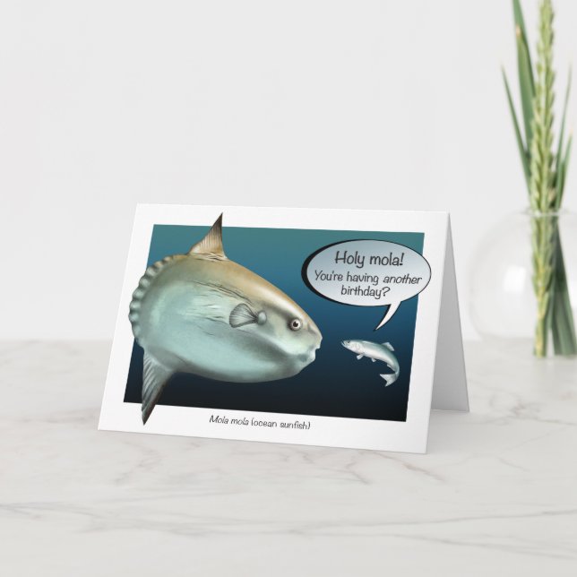 Holy Mola Birthday Card (Front)