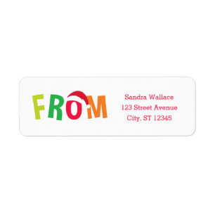 Holy Moly 2020 Holiday Address Label Return Address Label
