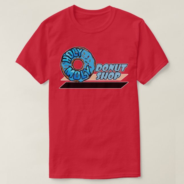 Holy Moly Doughnut shop T-Shirt (Design Front)