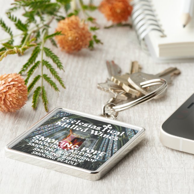 Holy Moly, Ecclesiastical Mulled Wines Key Ring (Side)