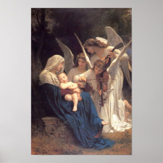 HOLY MOTHER AND CHILD Angelic Music Poster