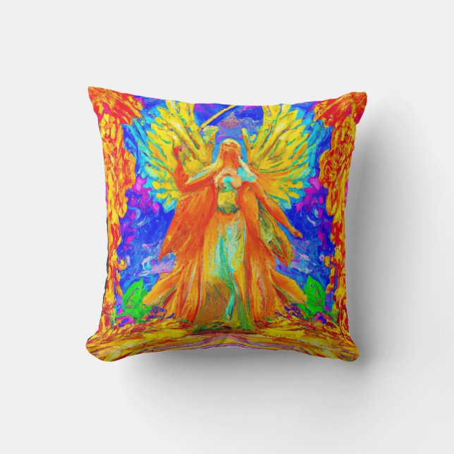 Holy mother archangel guarding eden poster T-Shirt Cushion (Front)