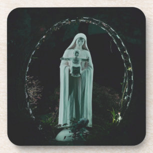 Holy Mother Mary and Baby Jesus Christian Coaster