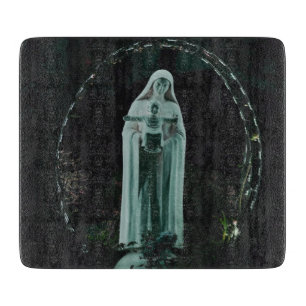 Holy Mother Mary and Baby Jesus Christian Cutting Board