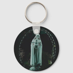 Holy Mother Mary and Baby Jesus Christian Key Ring