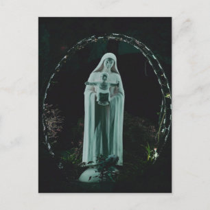 Holy Mother Mary and Baby Jesus Christian Postcard