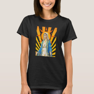 Holy Mother Mary Mother of Jesus Vintage Catholic T-Shirt