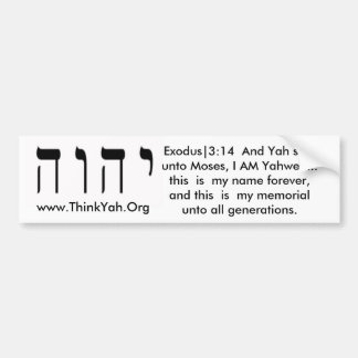 Holy Name Bumber Sticker