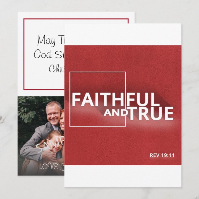 Holy Names Of Jesus Christ Photo Greeting Card (Front/Back)