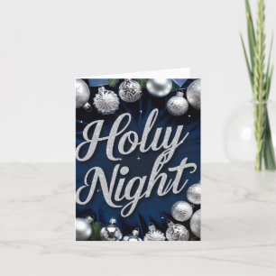 Holy Night Christmas Card