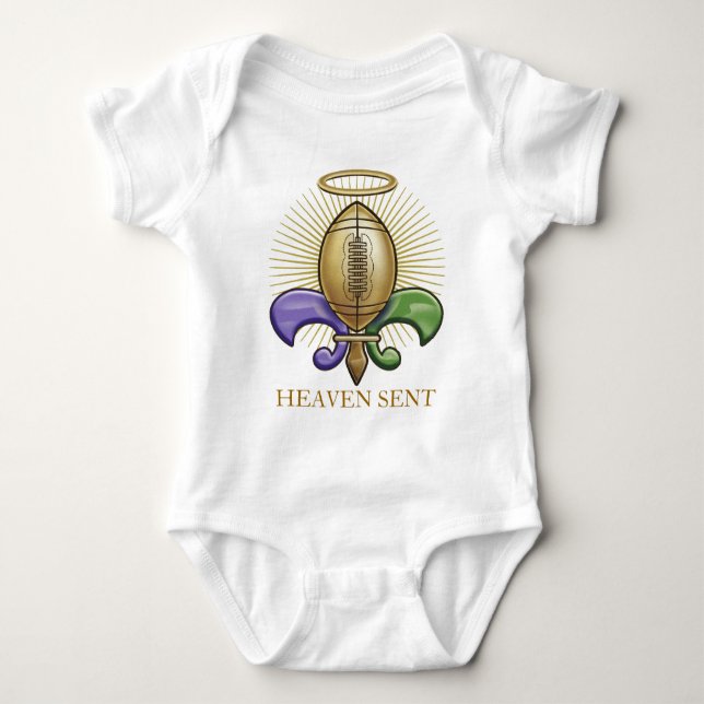 Holy NOLA Trophy (p) Baby Bodysuit (Front)