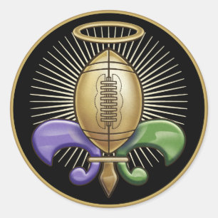 Holy NOLA Trophy (p) Classic Round Sticker