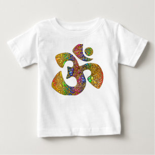 Holy OM - Ornament gold coloured Baby T-Shirt