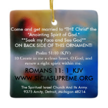 HOLY ORNAMENT - BLESSED AND APPROVED BY GOD