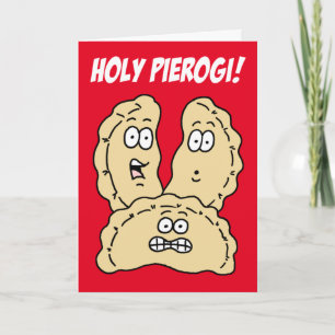 Holy Pierogi You're 50! 50th Birthday Card