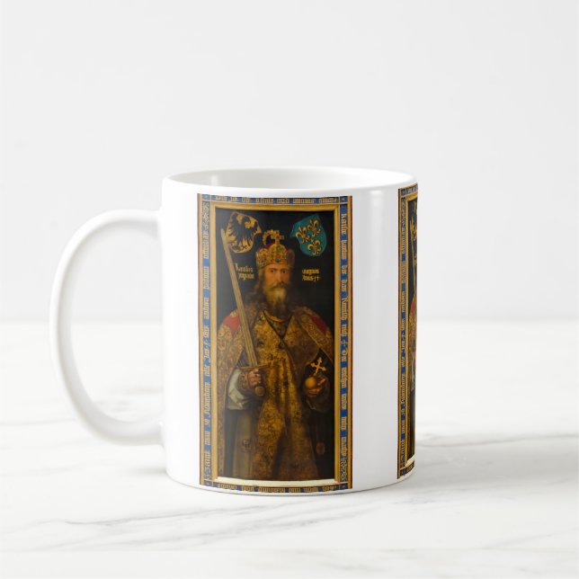 Holy Roman Empire Charlemagne  Coffee Mug (Left)
