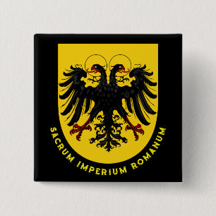 Holy Roman Empire coat of arms 15 Cm Square Badge