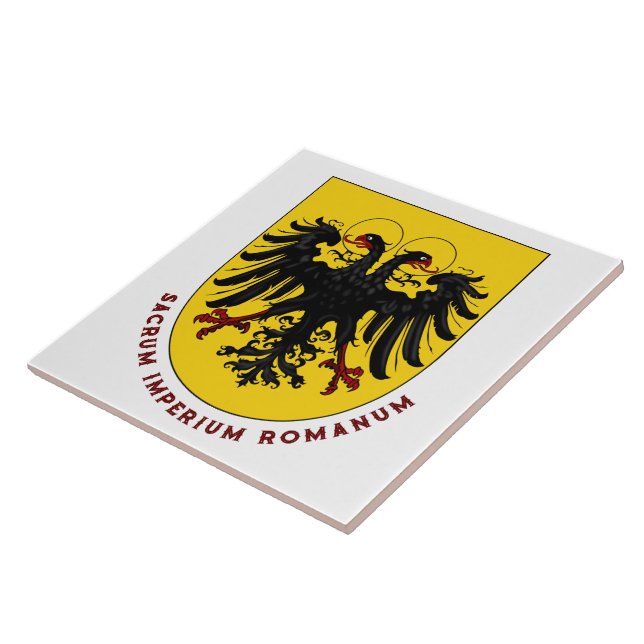 Holy Roman Empire coat of arms Ceramic Tile (Side)