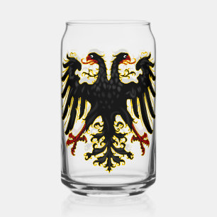 Holy Roman Empire Emblem Drinkware Set Can Glass