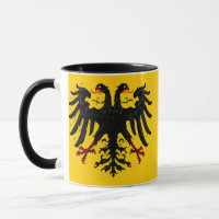 Holy Roman Empire Emblem on yellow Mug