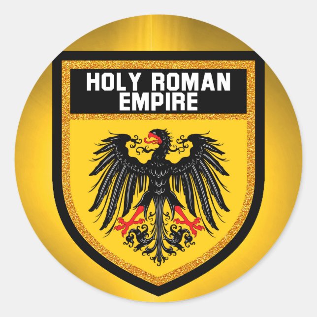 Holy Roman Empire Flag Classic Round Sticker (Front)