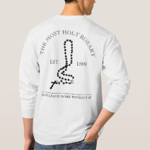 Holy Rosary Beads Catholic Cross  T-Shirt