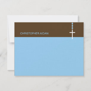 Holy Rosary Thank You Cards