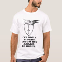 Holy Rosary with Dove and Olive Branch