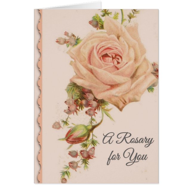 Holy Rosary with Rose Prayer (Front)