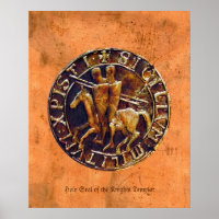 Holy Seal of the Knights Templar Religious Art