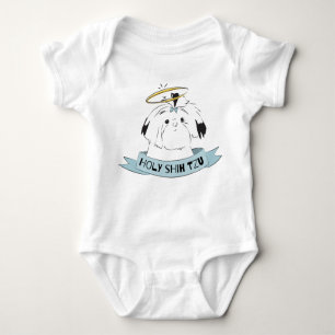 Holy Shih Tzu Baby Bodysuit