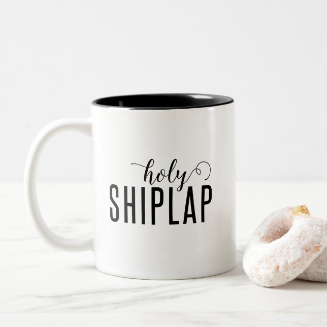 Holy Shiplap Coffee Mug / Cup (With Donut)