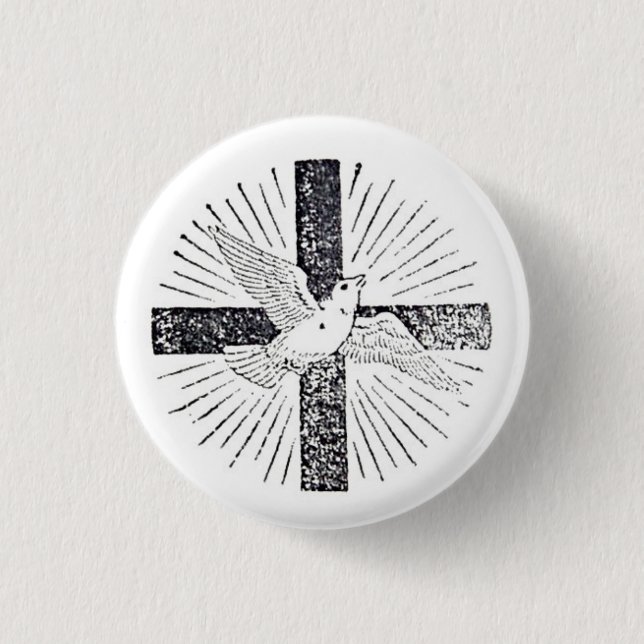 Holy Spirit 1"button 3 Cm Round Badge (Front)