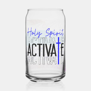 Holy Spirit Activate Paint Strokes Can Glass